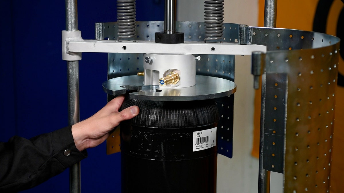 Spring For Press Machine ContiTech Air Spring Press Simplifies Installation for Workshops