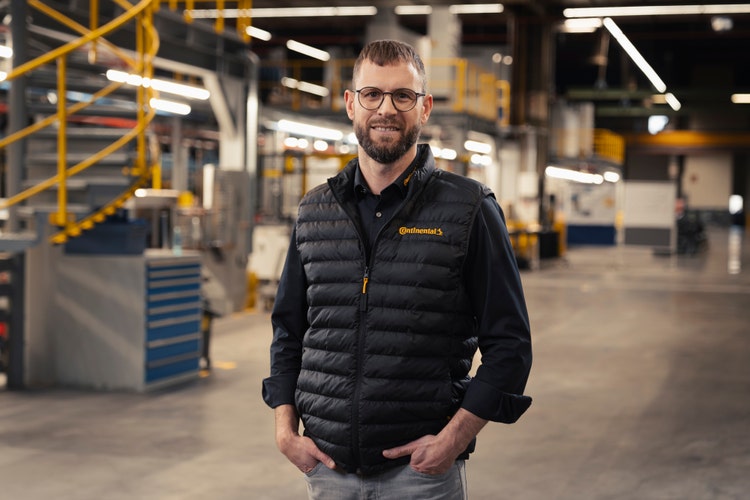 Sebastian Weyand, head of the ContiTech plant in Korbach