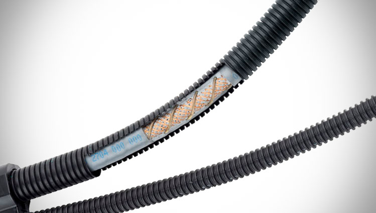 Protective hose with heating wire