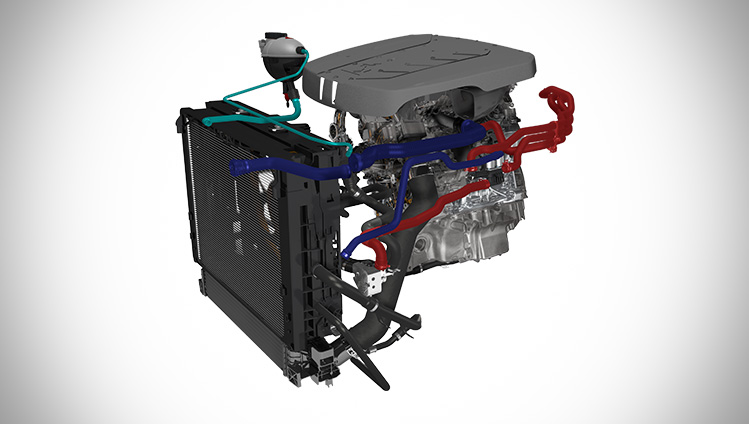 Line system for heating & cooling circuits