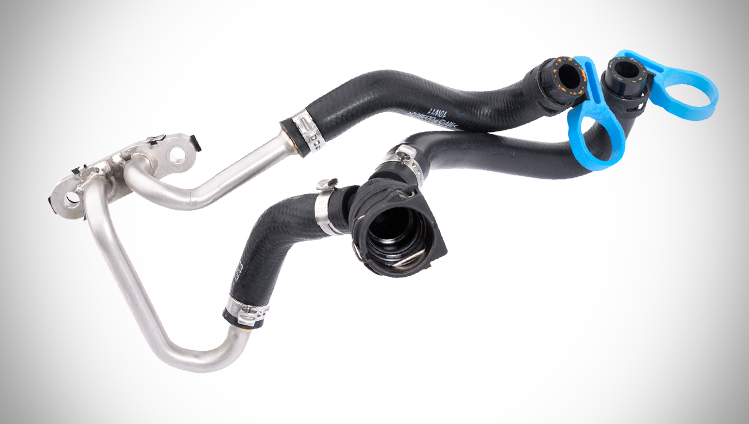 Sistema de linha de arrefecimento do turbocompressor