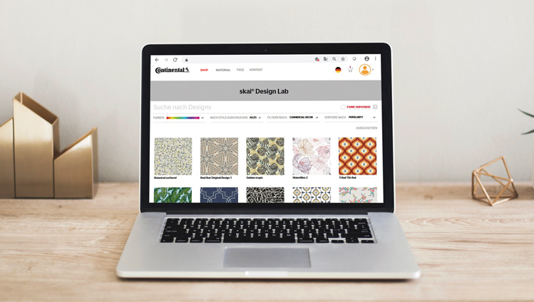 Mit dem skai Design Lab kommen Objektausstatter schnell und einfach zu individuellen Polsterbezugsstoffen. Das innovative Werkzeug ist ein „Winner“ beim German Design Award 2020.