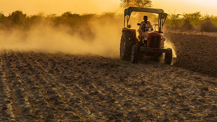 As nossas correias de alto desempenho trabalham de maneira fiável nas máquinas agrícolas da Mahindra.