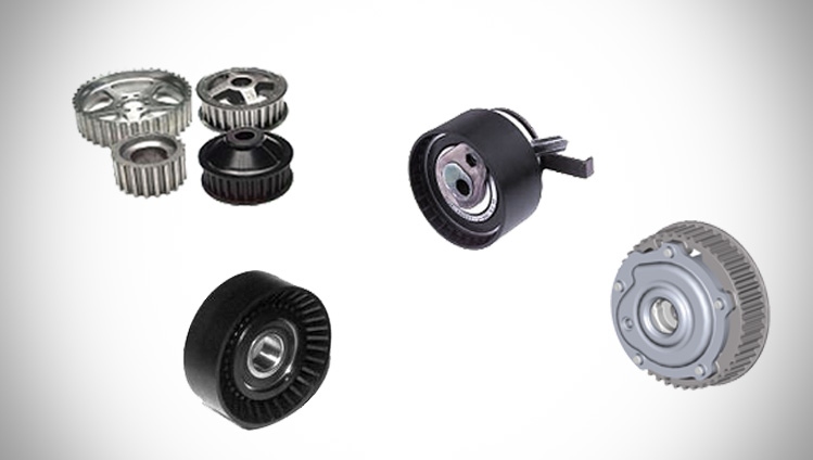 System components for timing belt drives