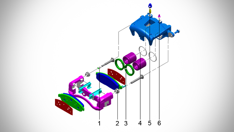 Components for foundation brakes