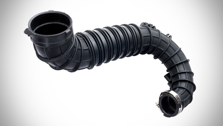 Clean Air Line, 
S-shaped pre-assembled hose clamp and temperature sensor integrated cable brackets