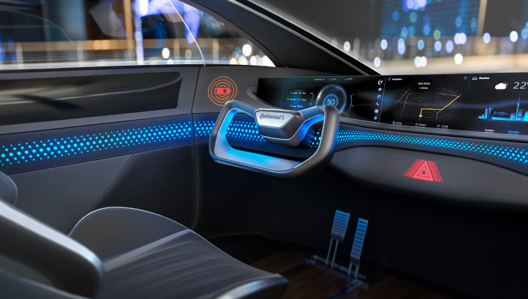 Vehicle interior with Acella Hylite Concept