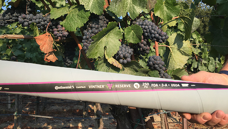 America’s Wine Belt girded by Continental Wine Hose