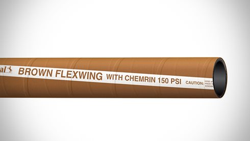Brown Flexwing® Chemrin® (CPE) Tube                                                                 