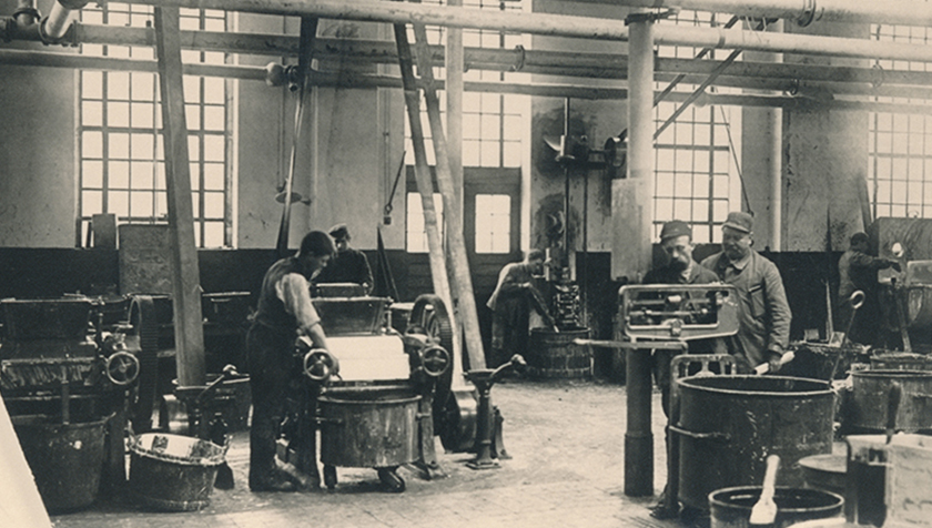 Production of Acella at the end of the 19th century