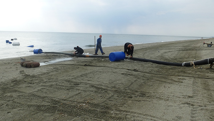 煤层气绳索海滩组件