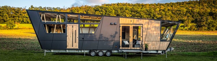 Ein smartes und mobiles Tiny House, das aktuelle Trends aufgreift und darüber hinaus in die Zukunft des Wohnens weist: das ContiHome.