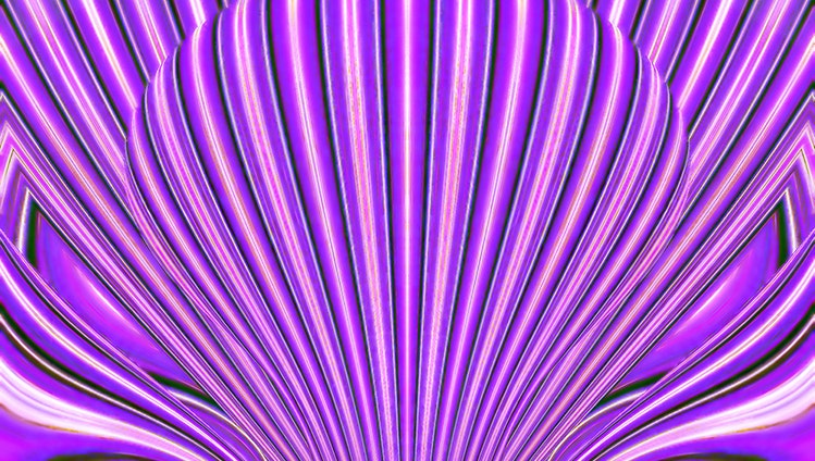 kaleidoscopic interference pattern of a laser beam reflected by a polymer film