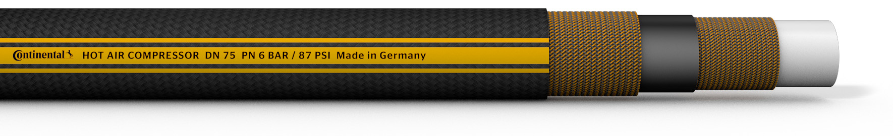 CONTI Heißluftkompressorschlauch weiss
