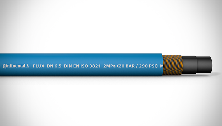 CONTI® flux tuyau moyen - bleu