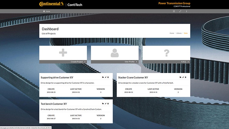 Conti Rdt Master Conti Professional: New Functionalities Added to Drive Design Software