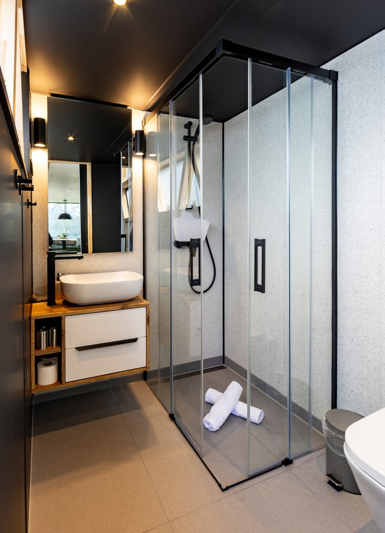 The ContiHome offers a bathroom, kitchen and up to four sleeping options. Photo: Continental